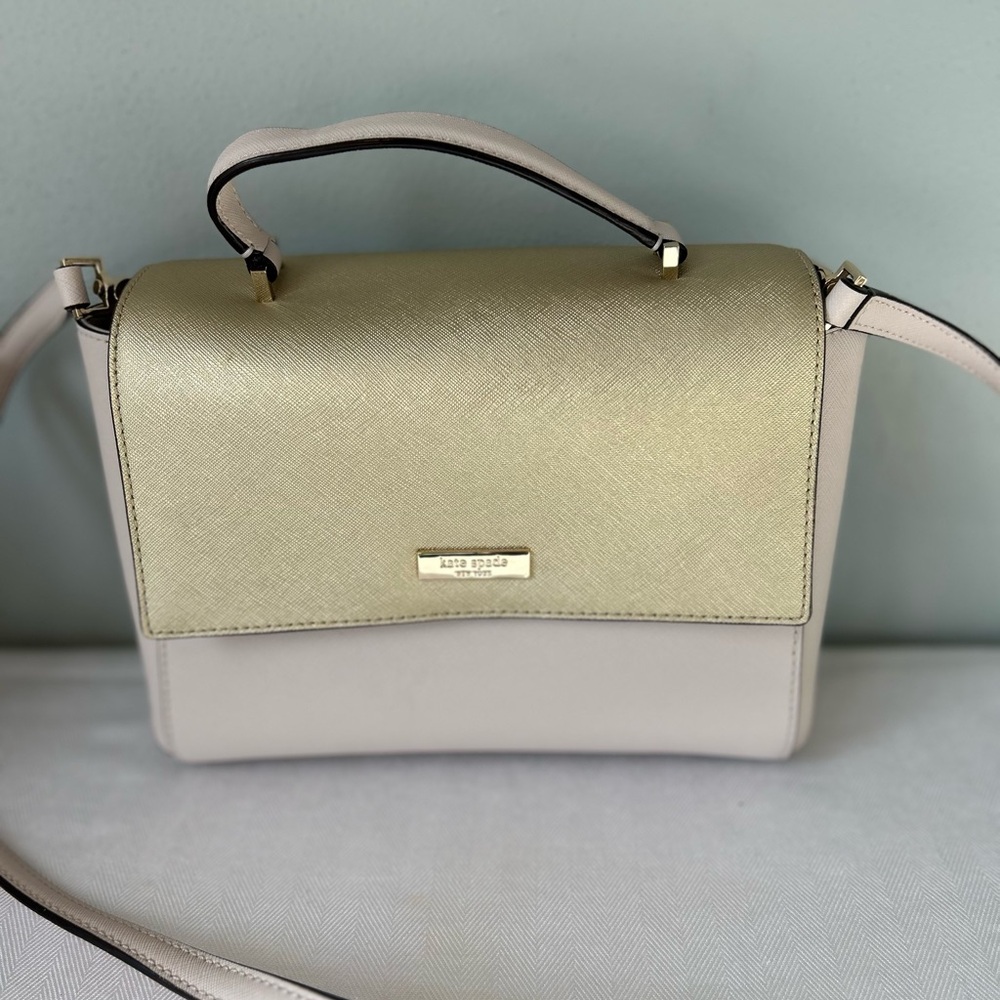 Kate Spade Paterson Court Brynlee Satchel - Pebble/Gold